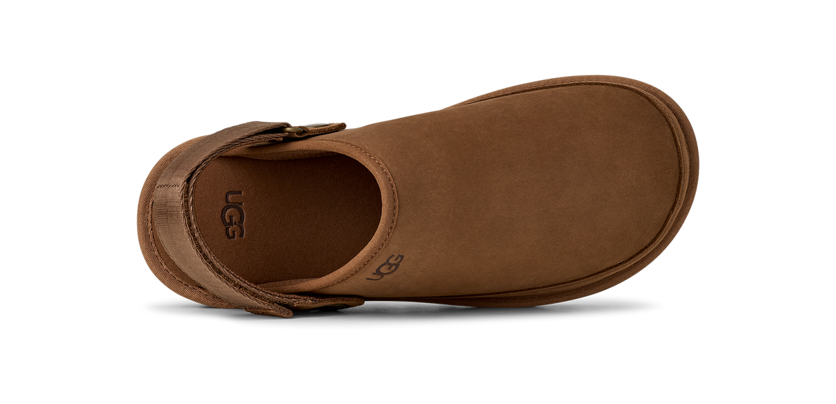 UGG Goldencoast Clog II Nubuck Dark Chestnut