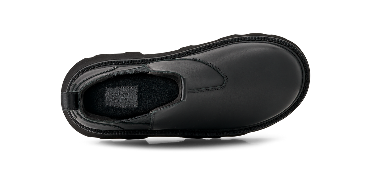 UGG Chelsea Lug Leather Boot Black