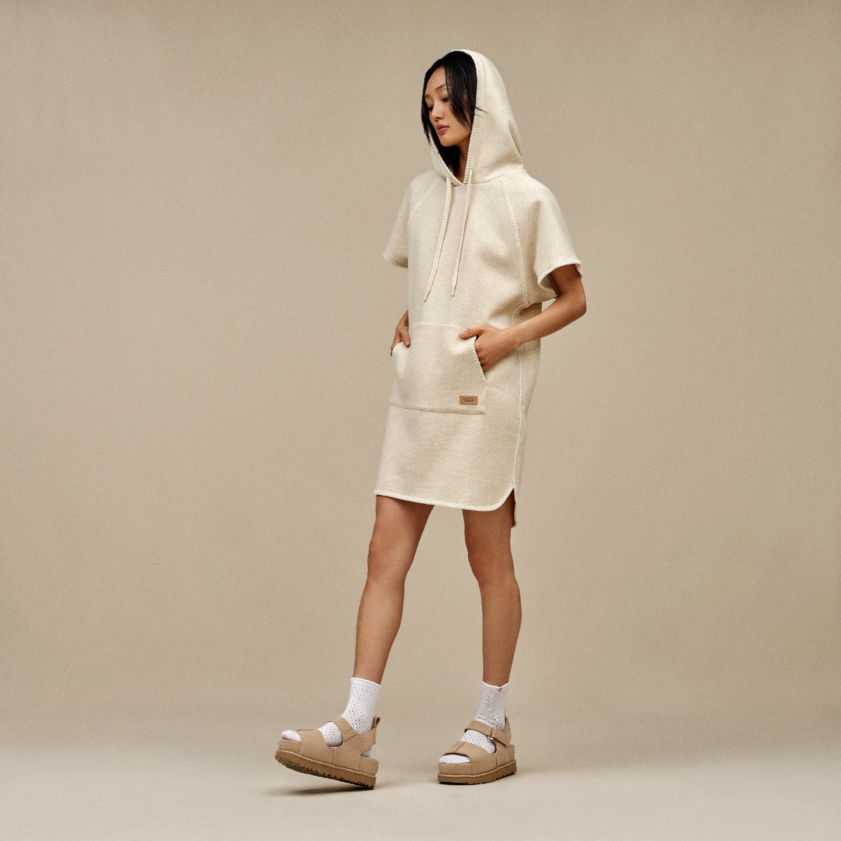 UGG Goldenstar Hi Sandal Sand (Women's) | 1167356-SAN