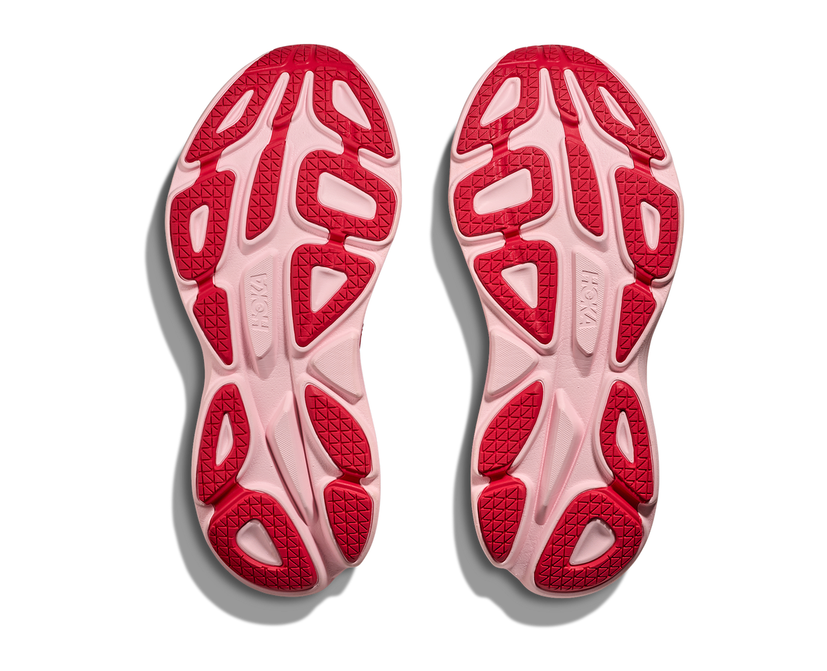 Hoka One One Bondi Mary Jane Cerise Rose Tea