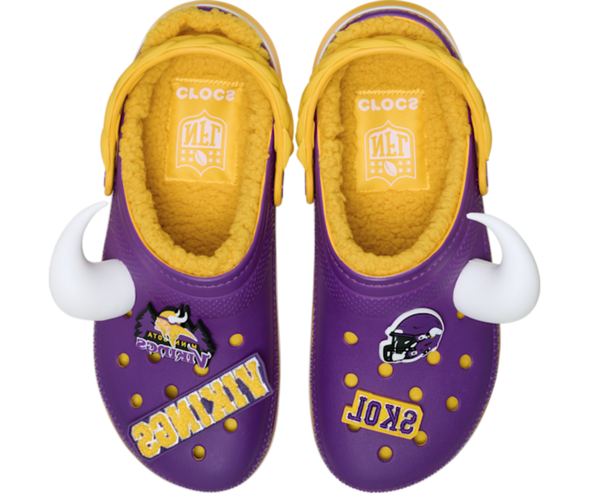 Crocs Classic Lined Clog NFL Minnesota Vikings