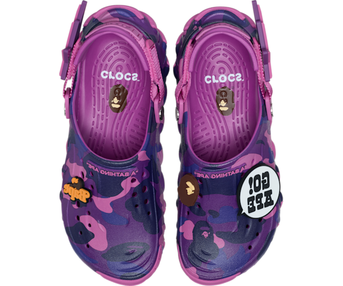 Crocs Echo RO Clog Bape Grapeberry Camo