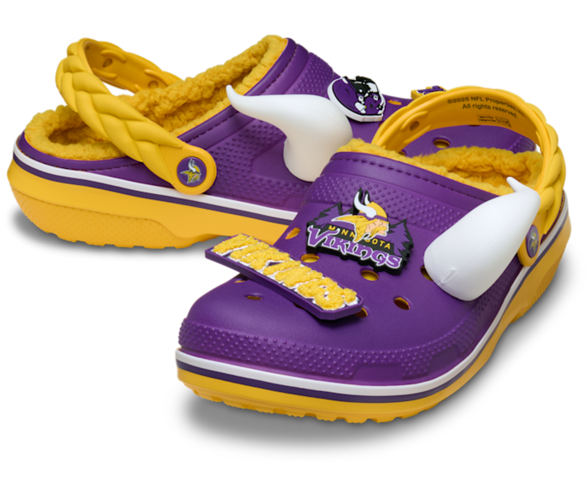 Crocs Classic Lined Clog NFL Minnesota Vikings