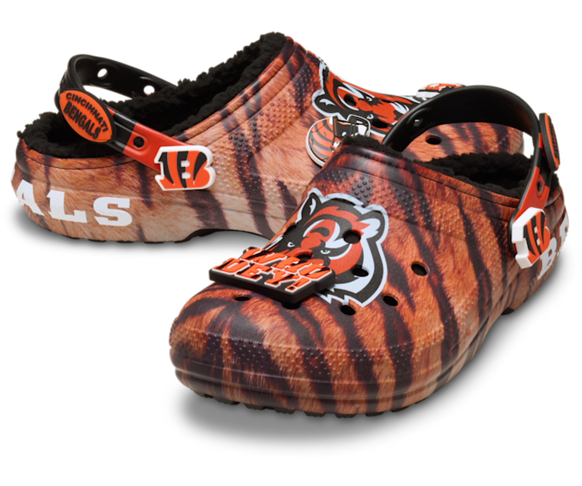 Crocs Classic Lined Clog NFL Cincinnati Bengals