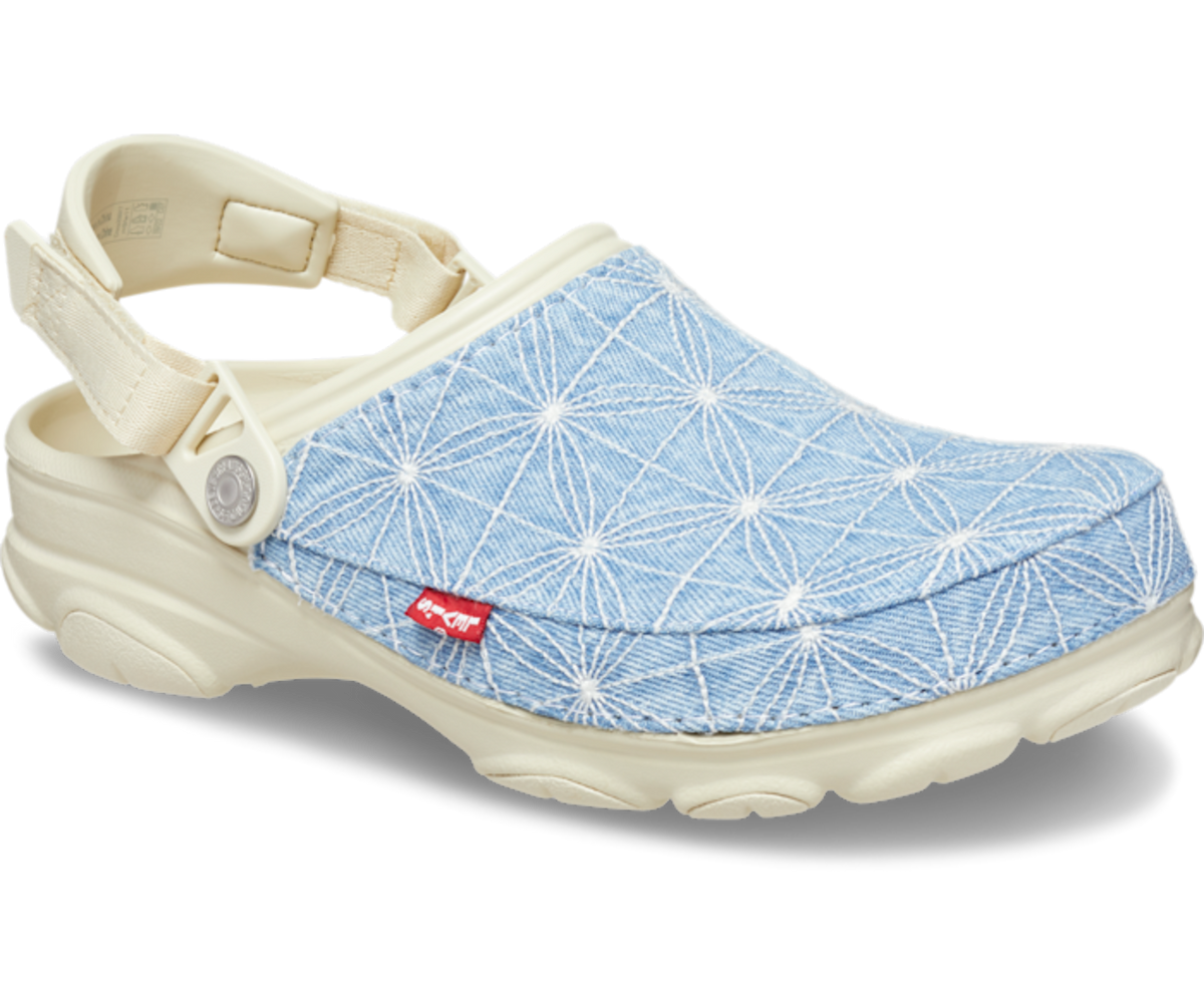 Crocs Classic All-Terrain Clog Levi's Sashiko Light Wash