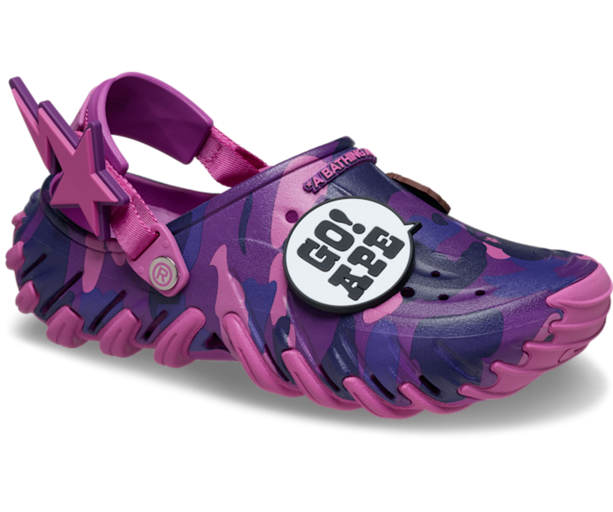 Crocs Echo RO Clog Bape Grapeberry Camo