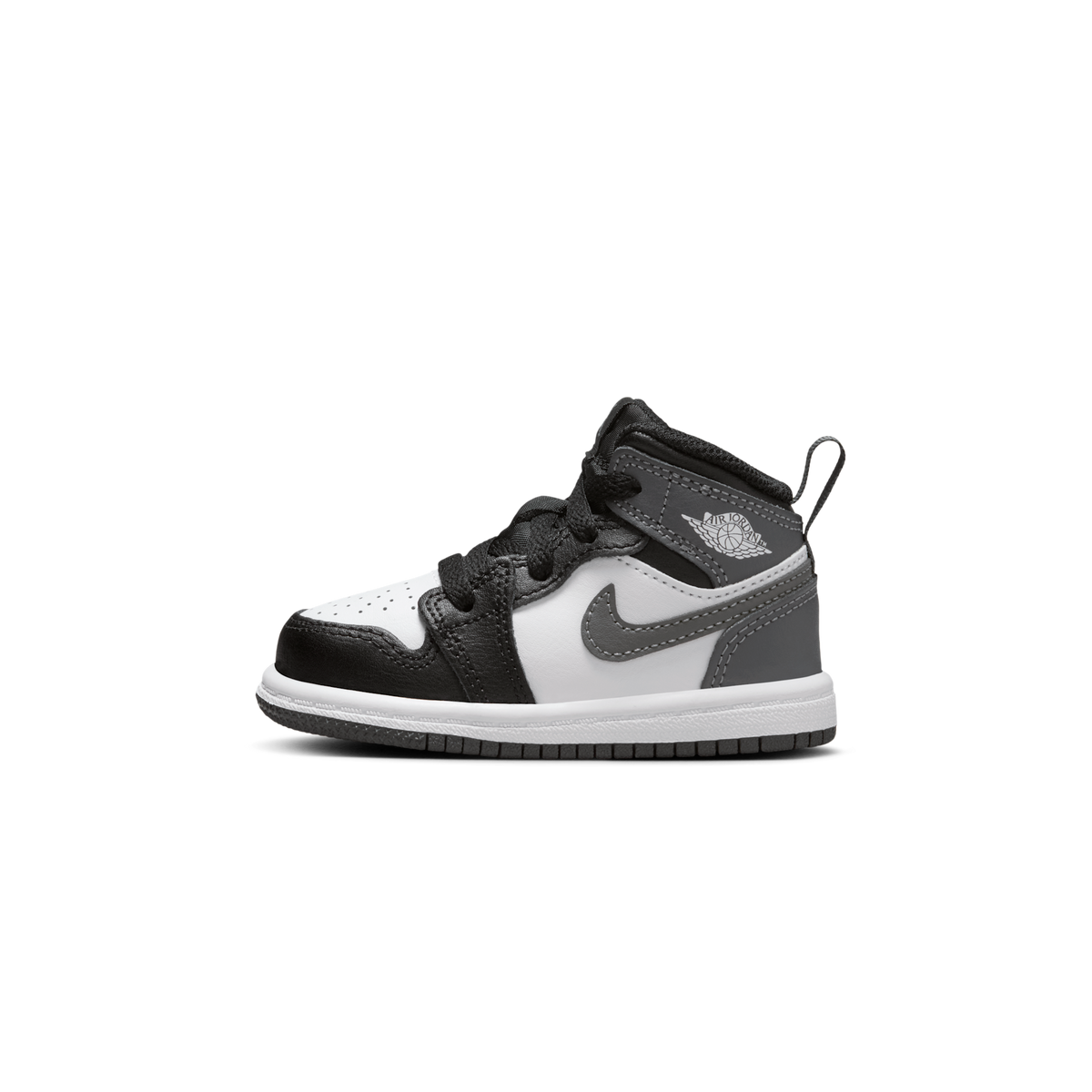 Jordan 1 Mid Black White Iron Grey (TD)