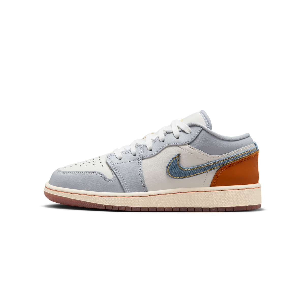 Jordan 1 Low SE Phantom Coconut Milk Amber Brown Light Armory Blue (GS)