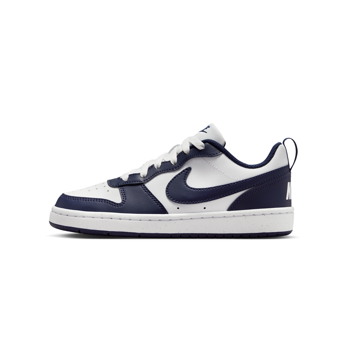 Nike Court Borough Low White Midnight Navy (GS)