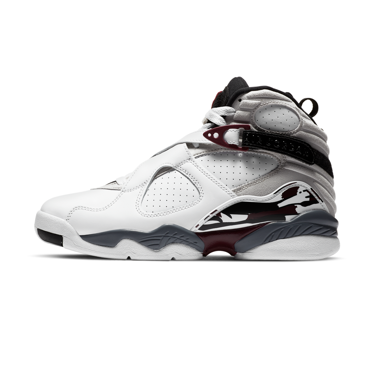 Jordan 8 Retro White Burgundy (Women's)