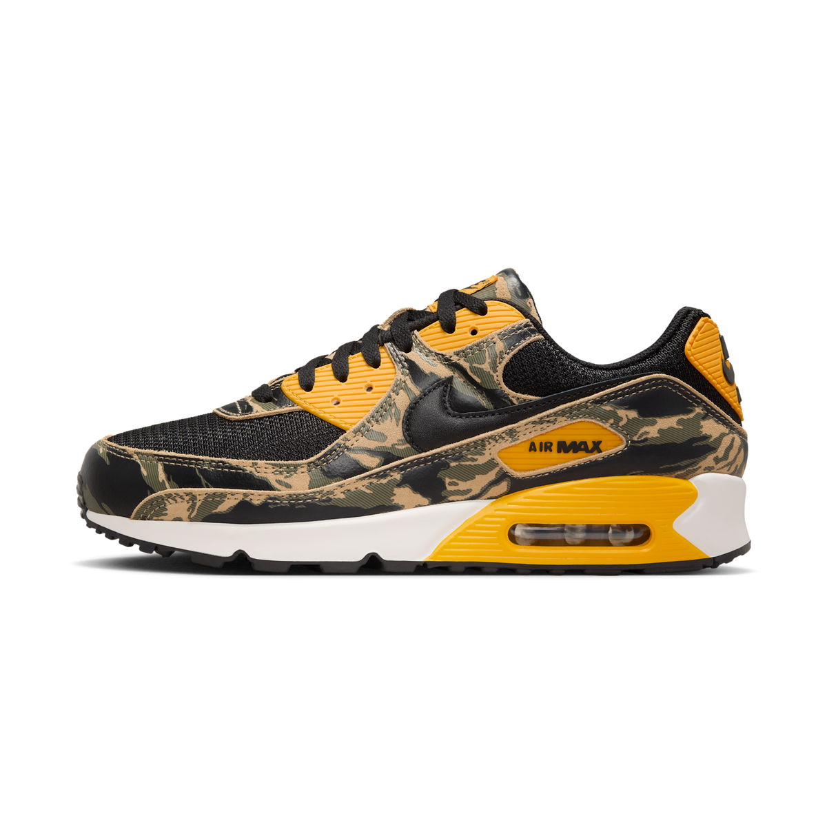 Nike Air Max 90 Premium Black University Gold Camo