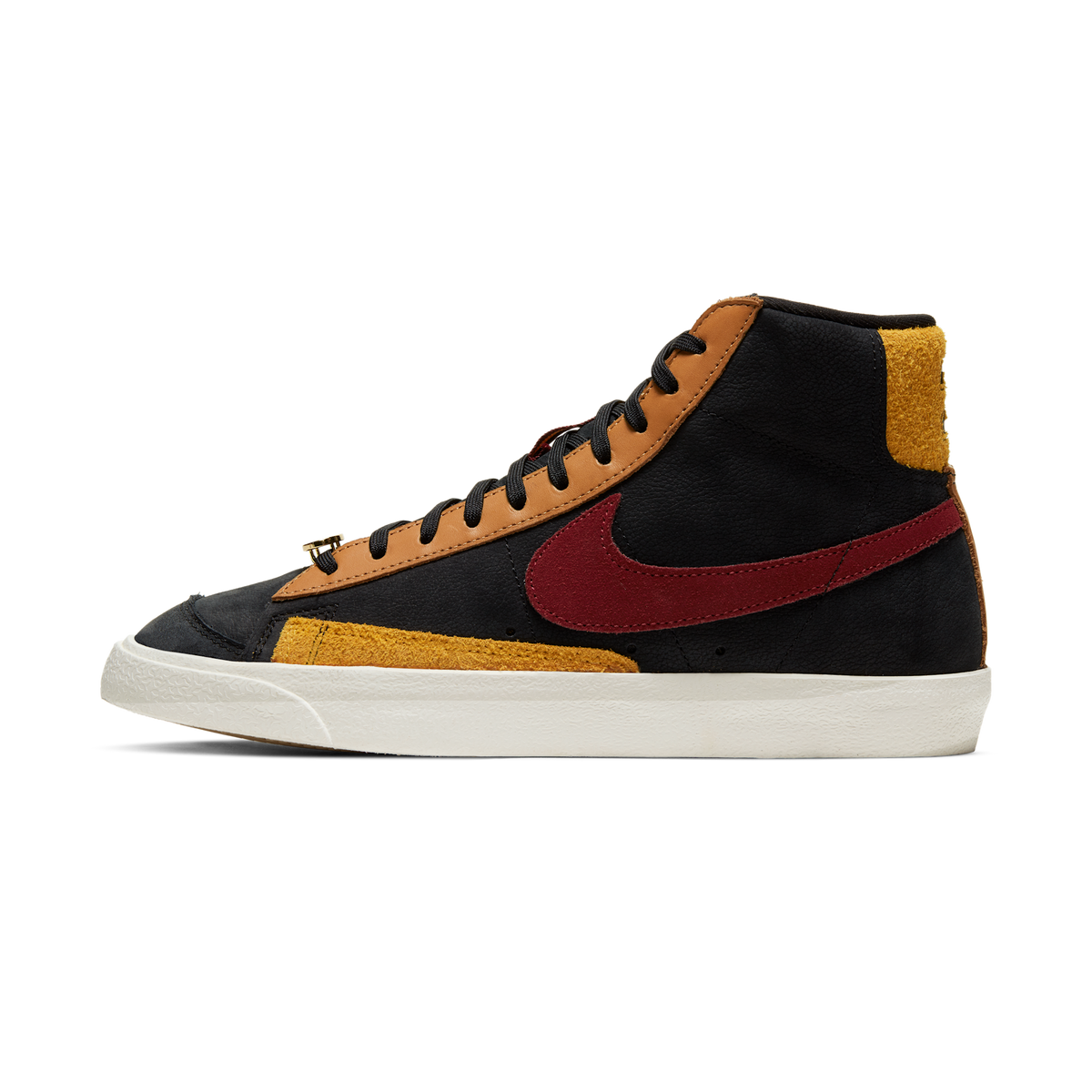 Nike Blazer Mid 77 Black Team Red University Gold (Women's) | CU6442-001