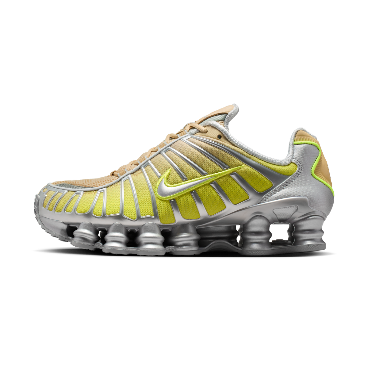 Nike Shox TL Fade Team Gold Metallic Silver (Women's) | IH1336-700