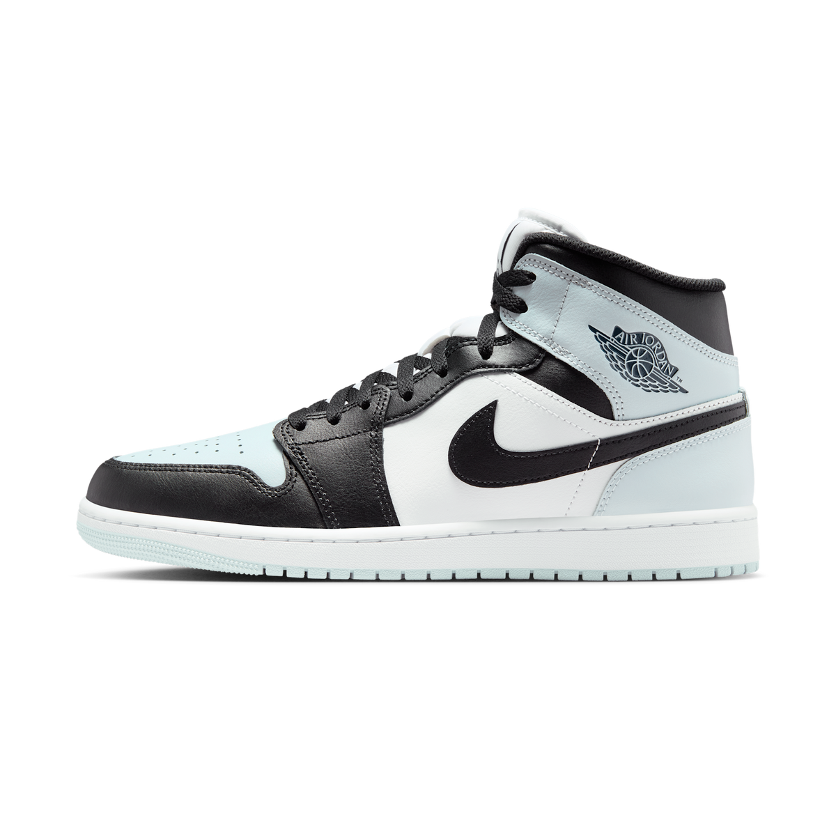 Jordan 1 Mid Black Aura Squadron Blue
