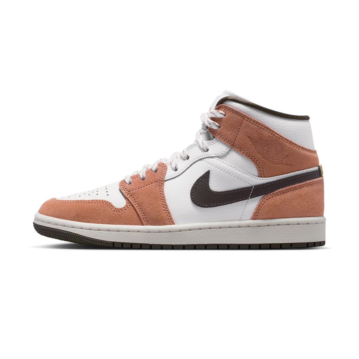Jordan 1 Mid Light Cognac (Women's)