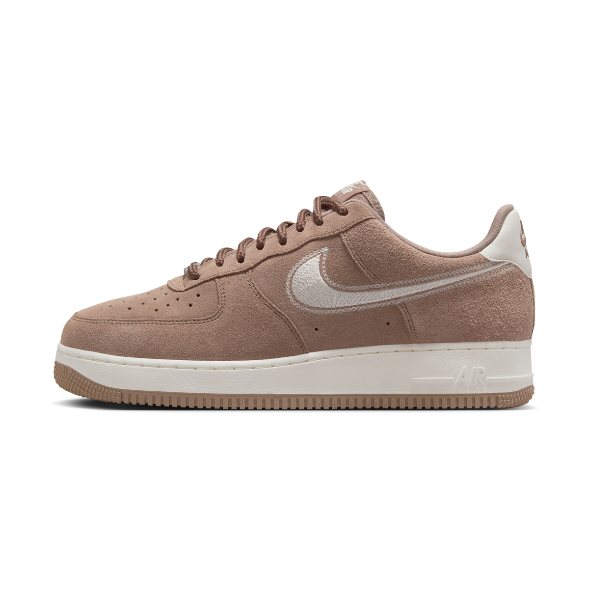 Nike Air Force 1 Low '07 LV8 Mink Brown Embroidered Swoosh