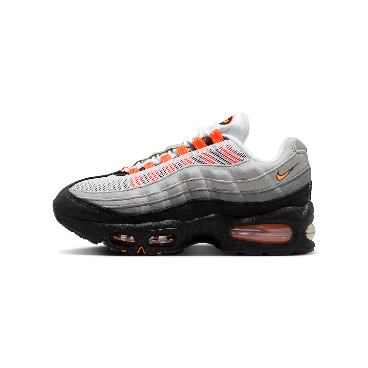 Nike Air Max 95 Big Bubble Black Cool Grey White Bright Mandarin | HF7054-006