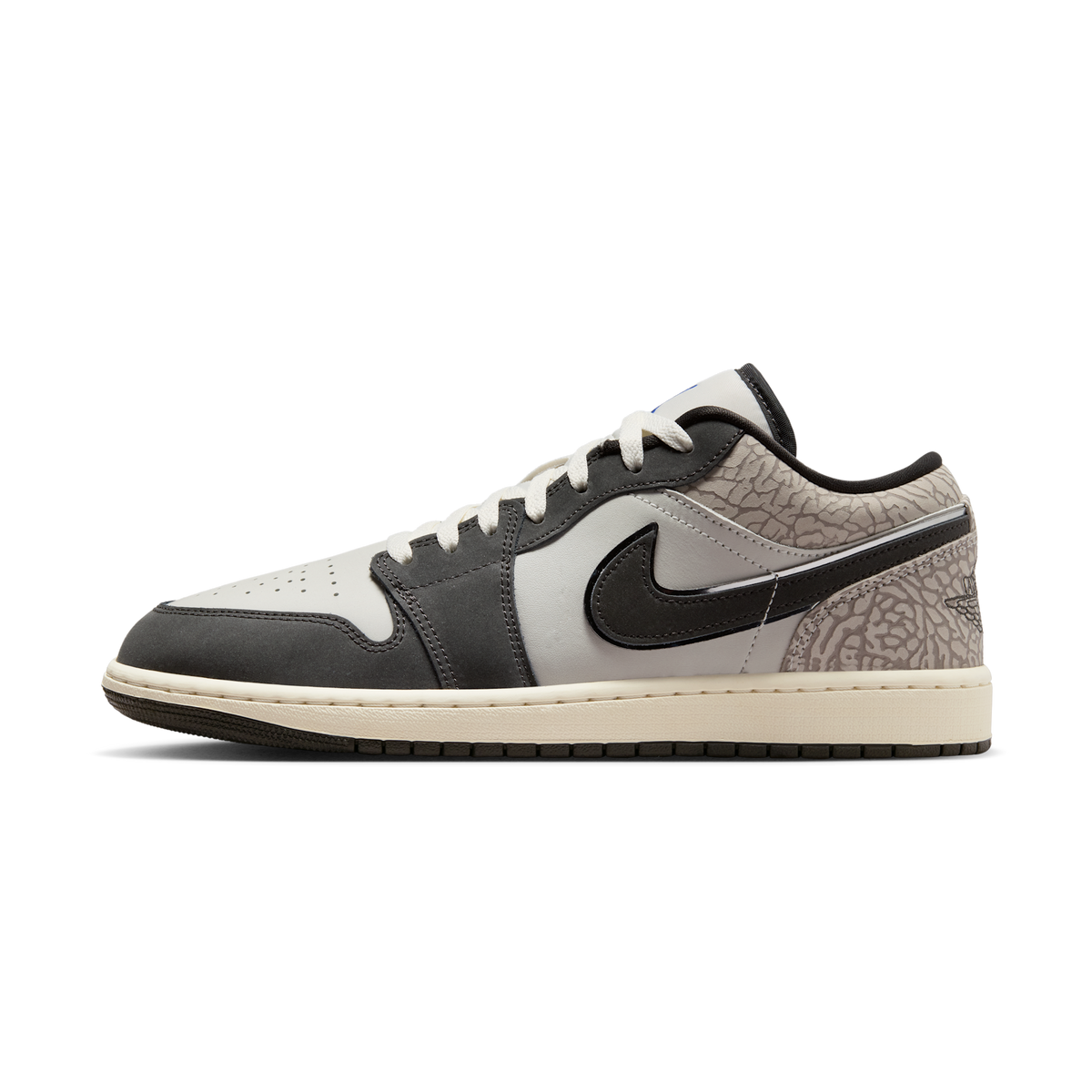 Jordan 1 Low SE Sail Deep Pewter Elephent Print