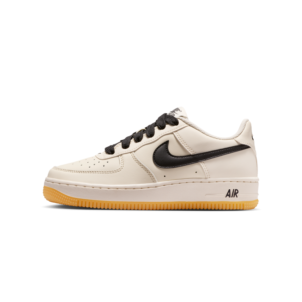 Nike Air Force 1 Low LV8 Soft Pearl Gum Black (GS)