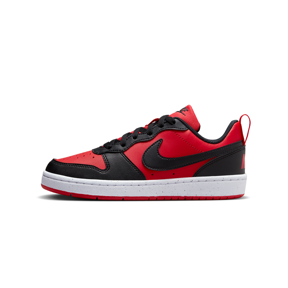 Nike Court Borough Low Recraft University Red Black (GS)