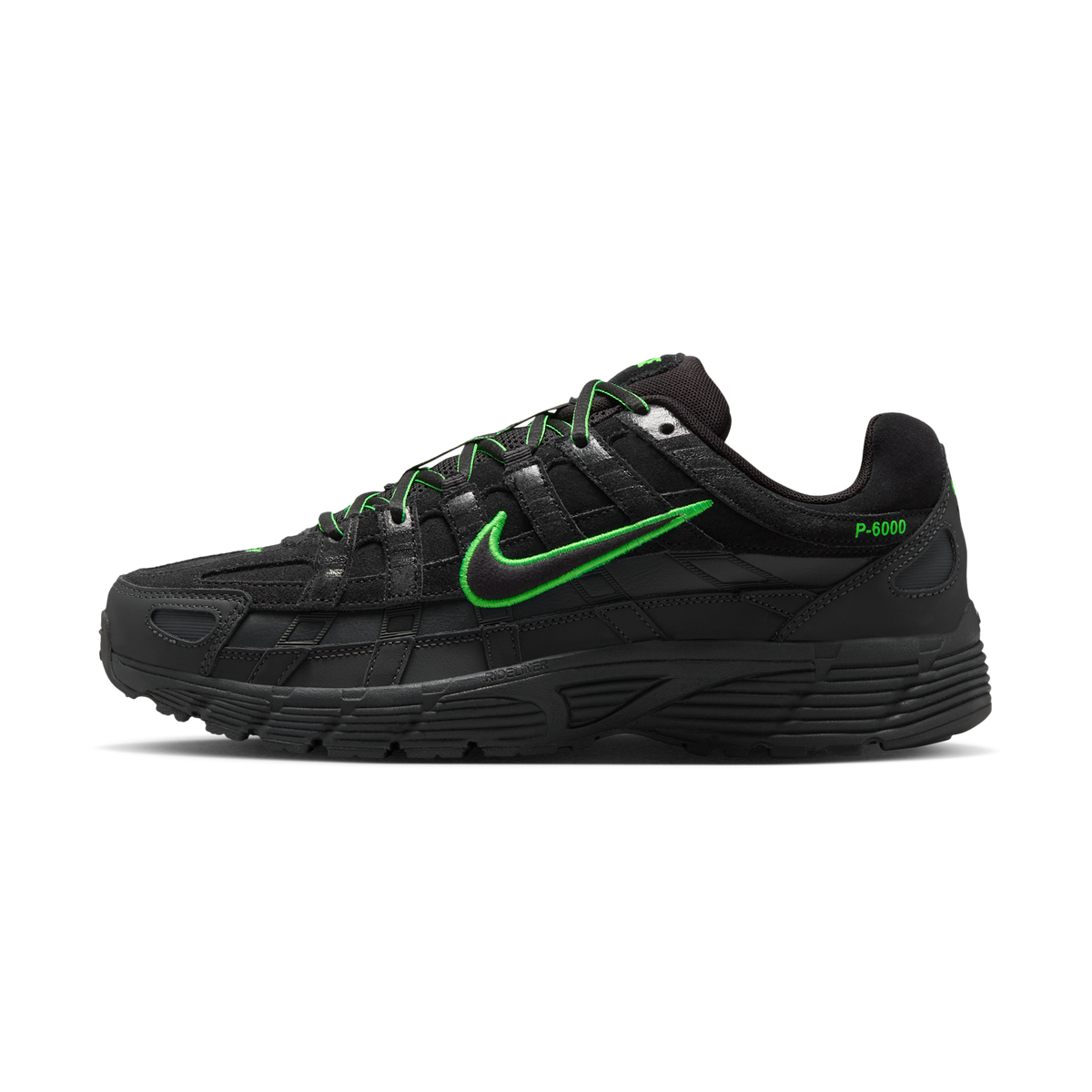 Nike P-6000 PRM Black Green Strike
