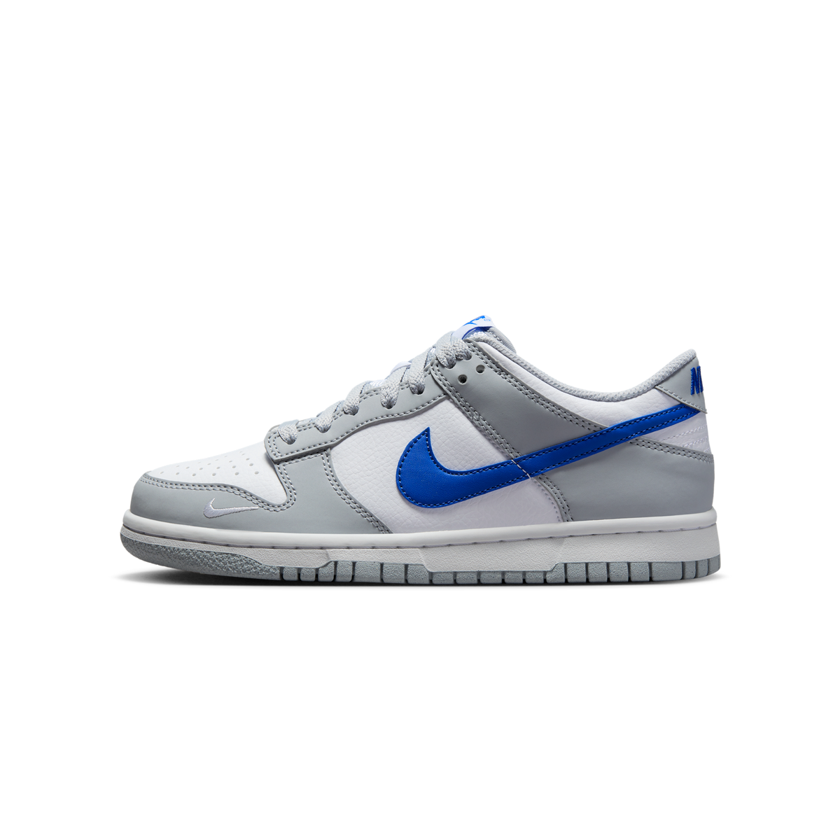 Nike Dunk Low Mini Swoosh Wolf Grey Game Royal (GS)