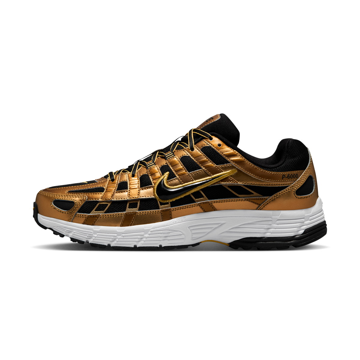 Nike P-6000 Metallic Gold Infinite Gold White Black