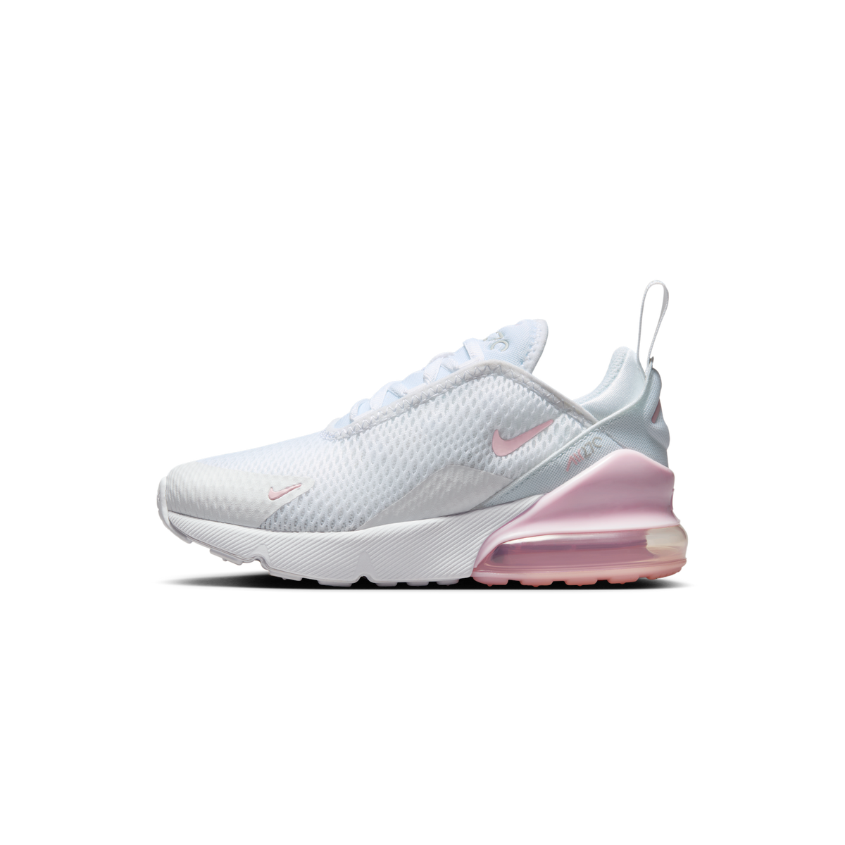 Nike Air Max 270 White Light Smoke Grey Pink Foam (PS)