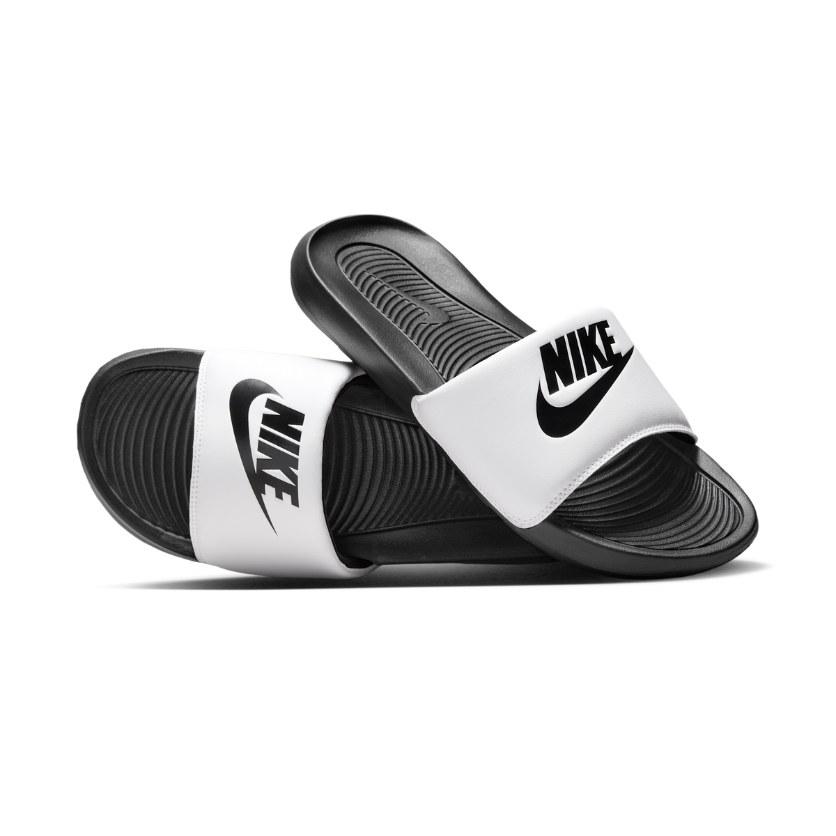 Nike Victori One Slide White Black | CN9675-005