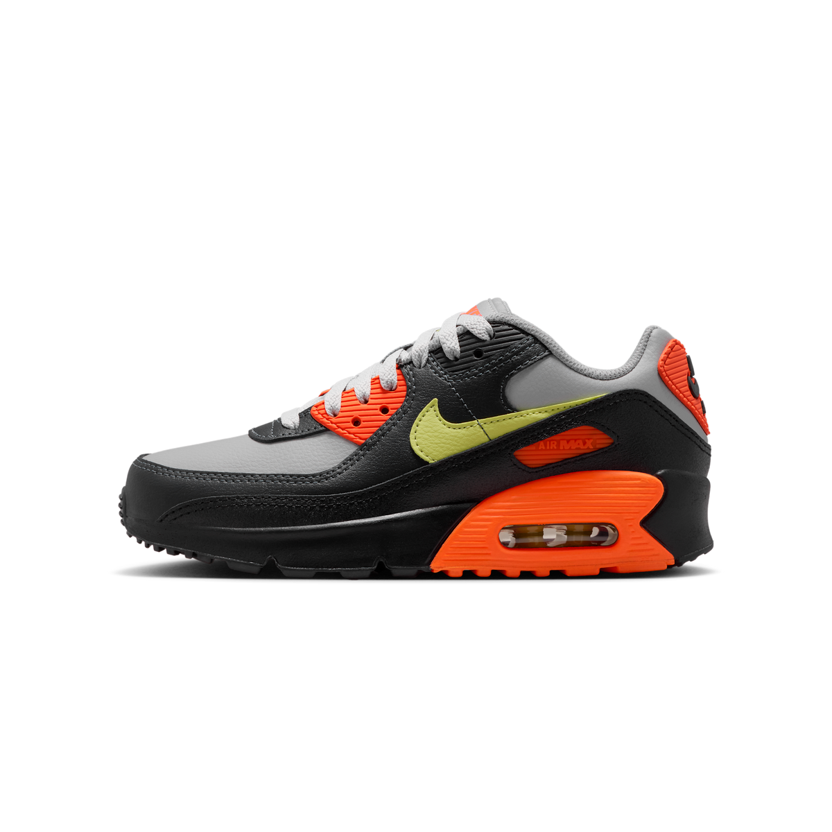 Nike Air Max 90 LTR Light Smoke Grey Hyper Crimson (GS)