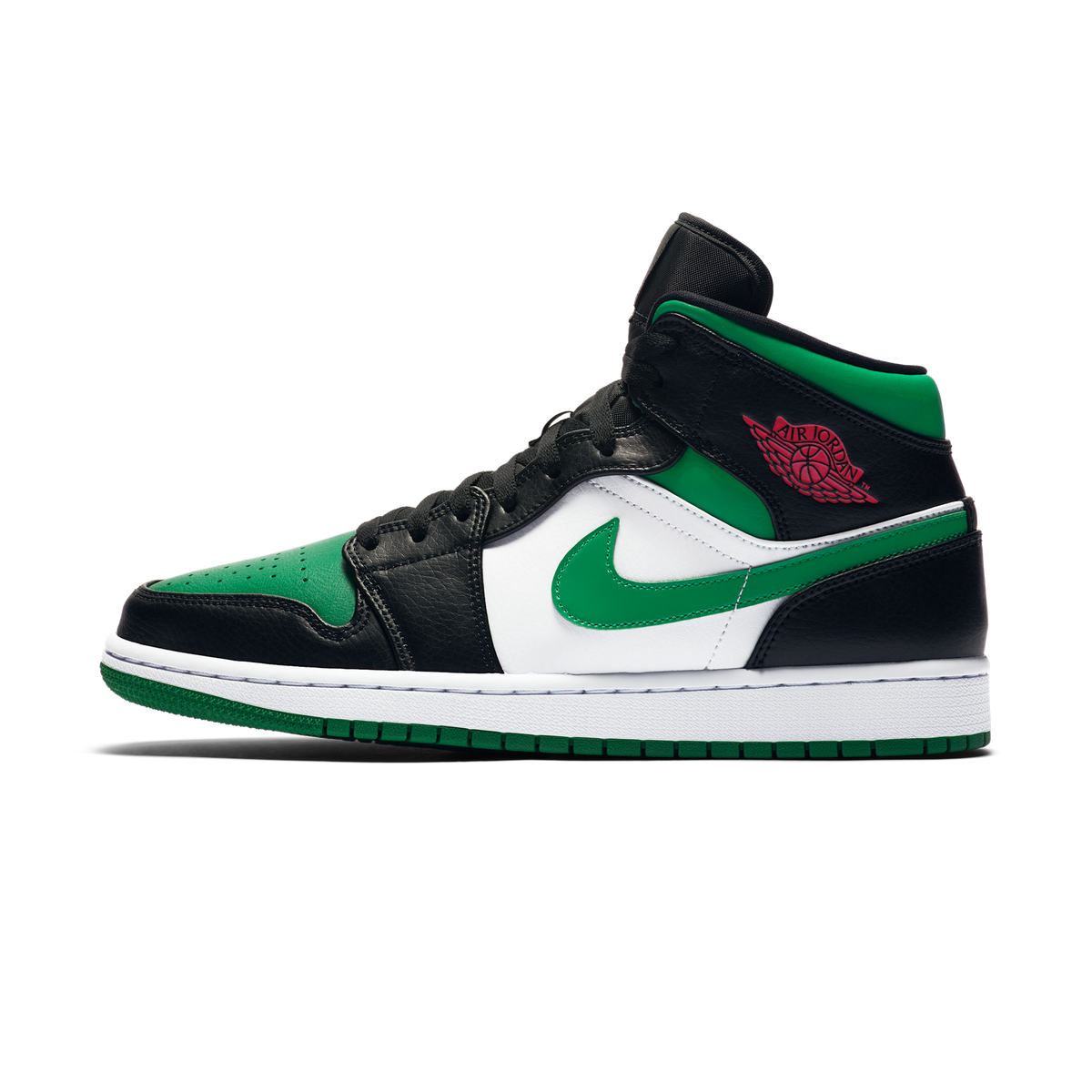 Jordan 1 Mid Green Toe