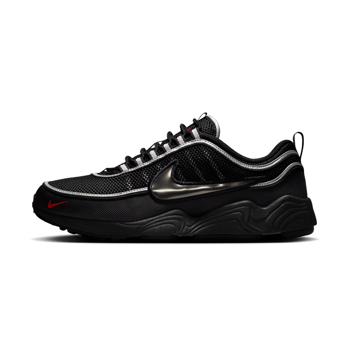 Nike Air Zoom Spiridon Black Metallic Silver