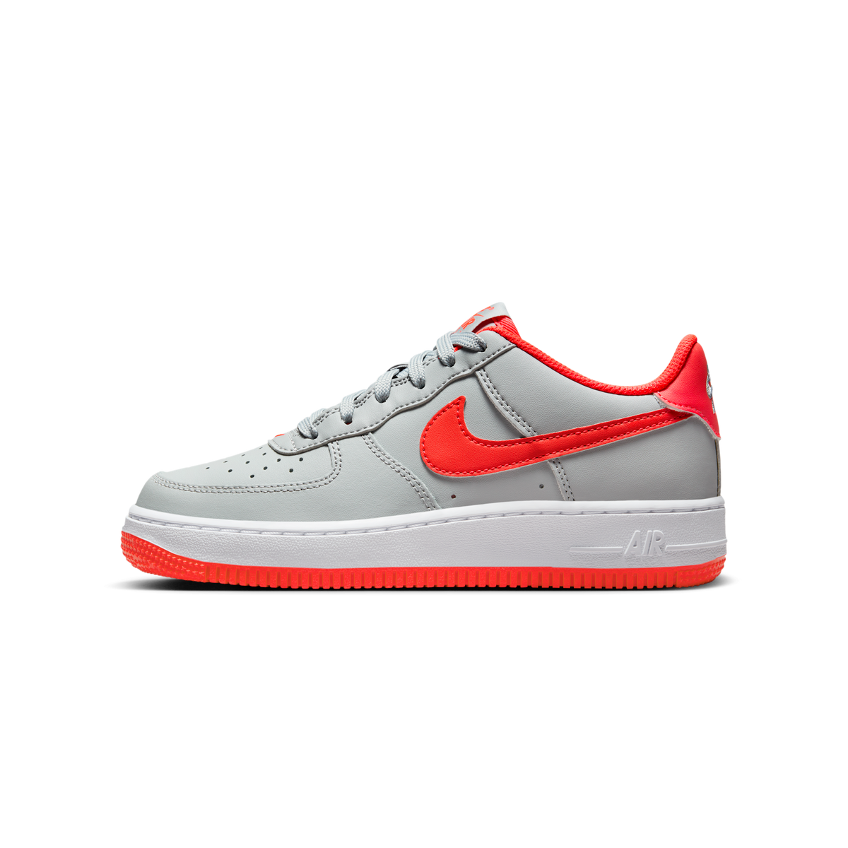 Nike Air Force 1 Low Light Smoke Bright Crimson (GS)