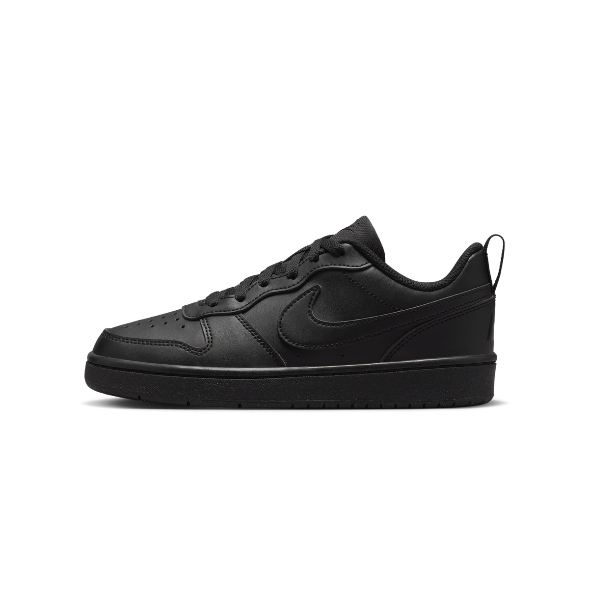 Nike Court Borough Low Recraft Triple Black (GS) | DV5456-002