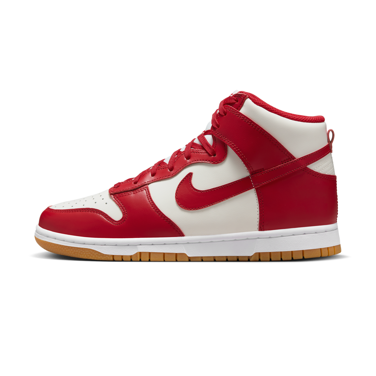 Nike Dunk High Sail Gym Red Gum (Women's) | DD1869-114