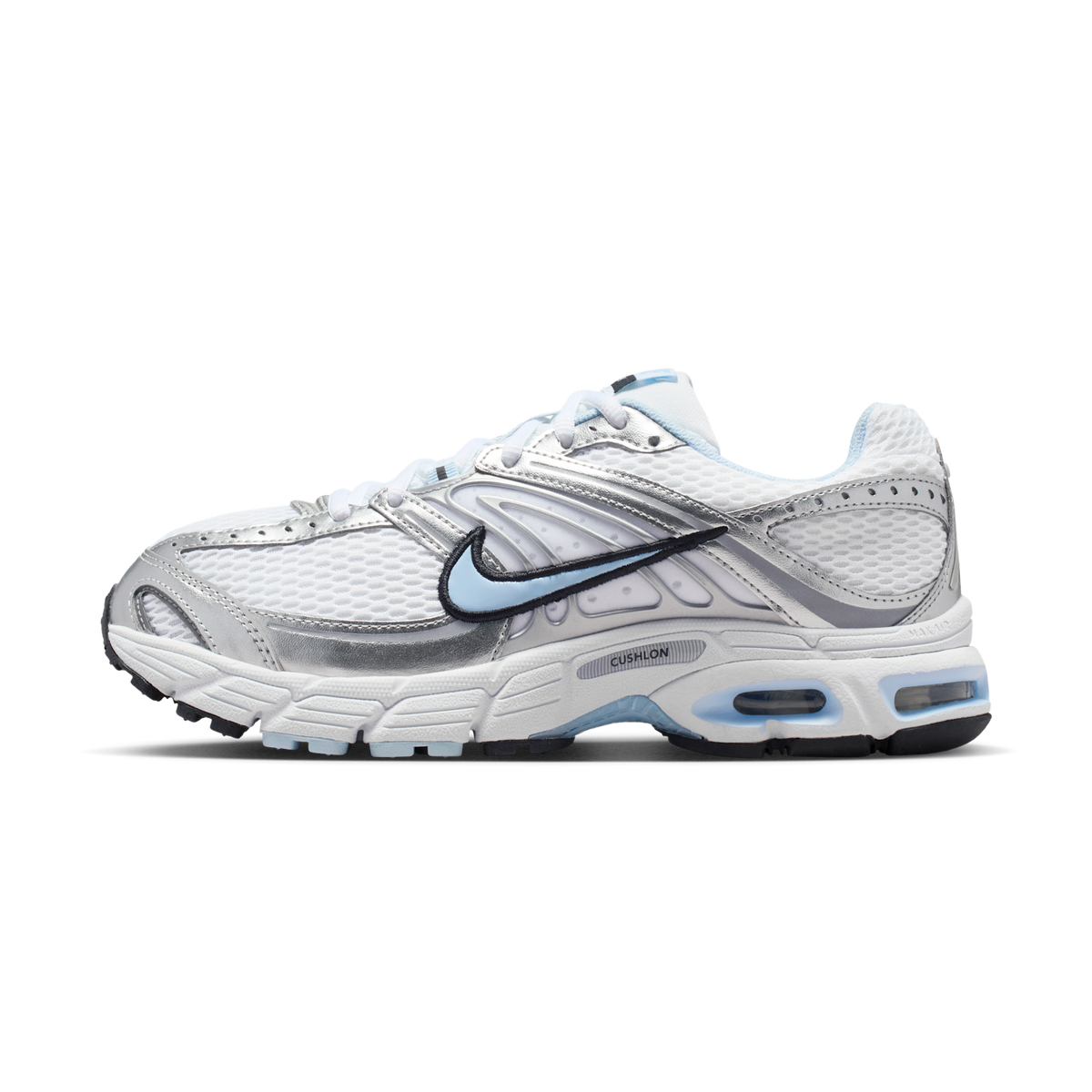 Nike Air Max Moto 2K White Silver Black Hydrogen Blue (Women's)