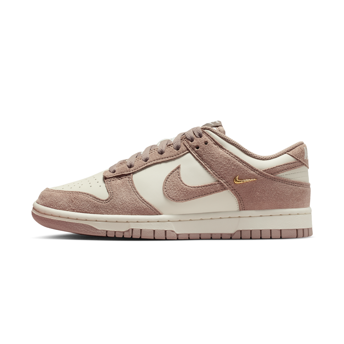Nike Dunk Low Malt Gold Mini Swoosh (Women's) | IB4417-105