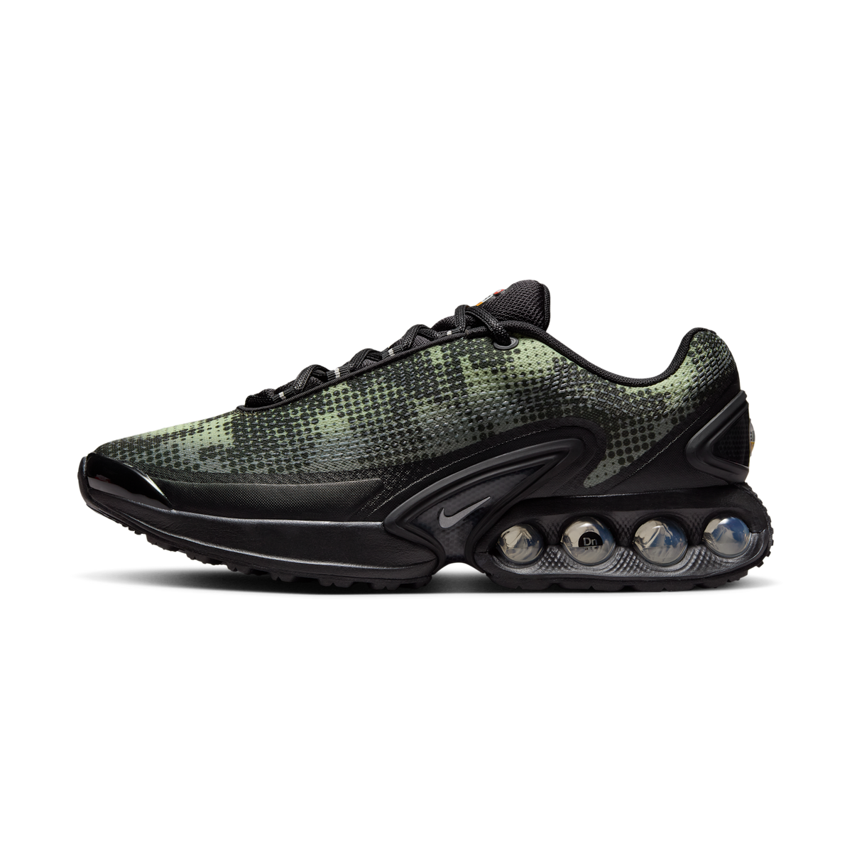 Nike Air Max Dn Black Olive Aura Medium Olive Metallic Silver | IB3078-010