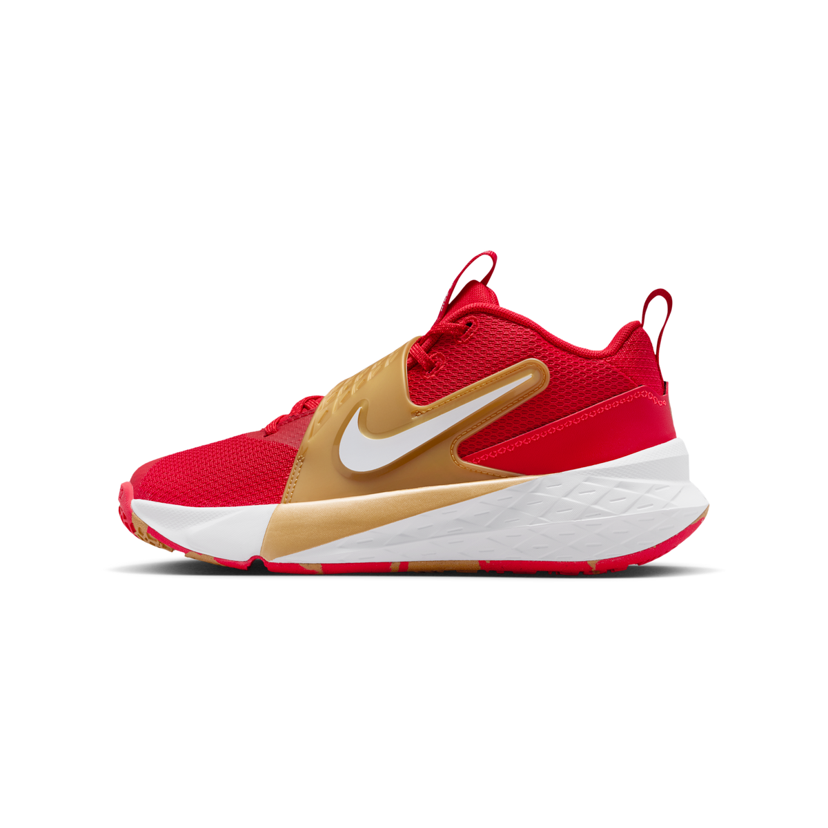 Nike Team Hustle D 12 University Red Gold White (GS)