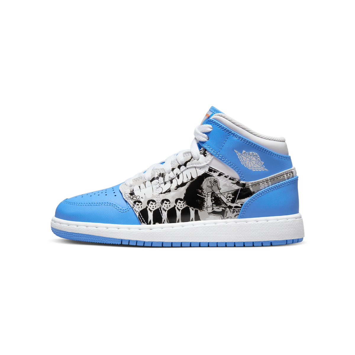 Jordan 1 Mid Sneaker School Game Winner (GS)