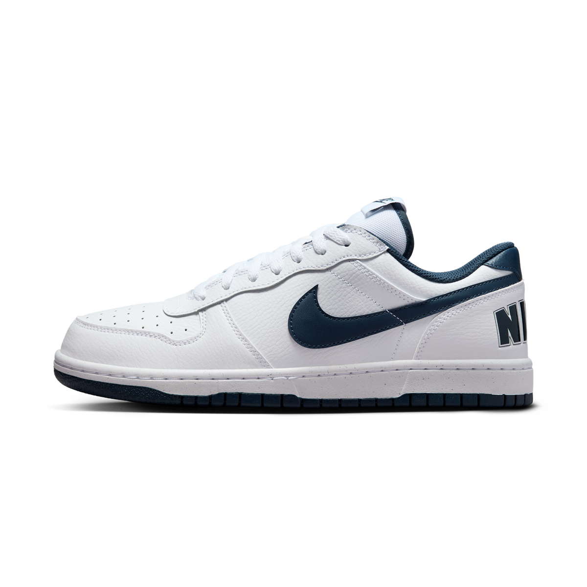 Nike Big Nike Low White Midnight Navy | 355152-140
