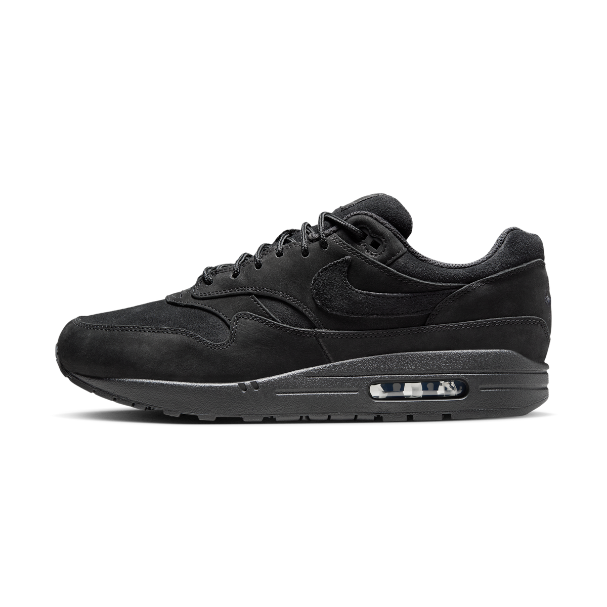 Nike Air Max 1 Premium Nubuck Black Cat