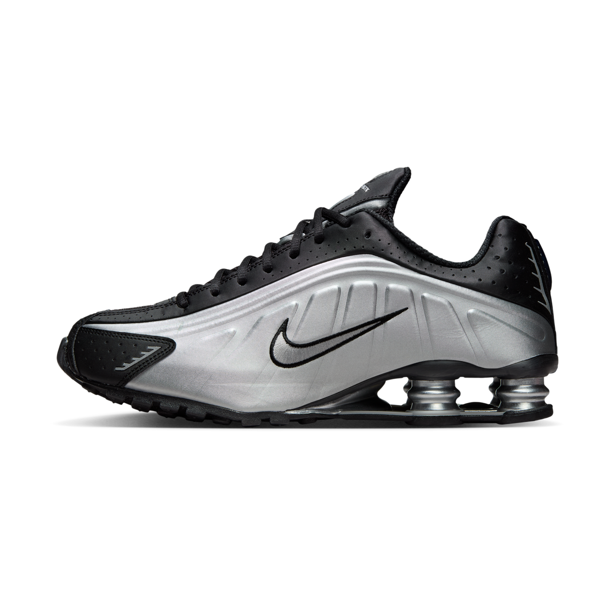 Nike Shox R4 Metallic Silver Black | HQ1988-007