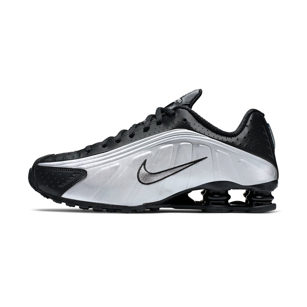Nike Shox R4 Black Metallic Silver