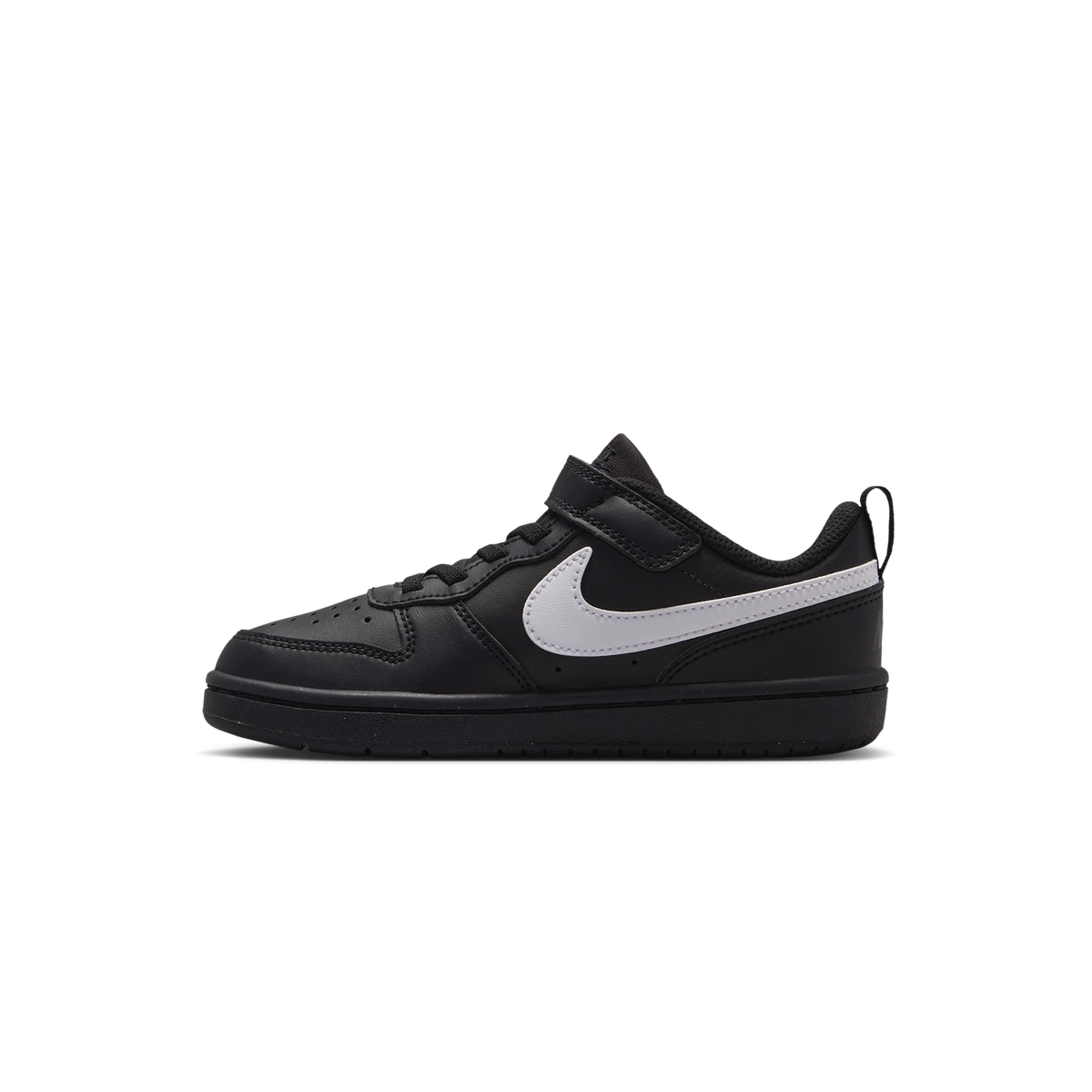 Nike Court Borough Low Recraft Black White Black (PS)