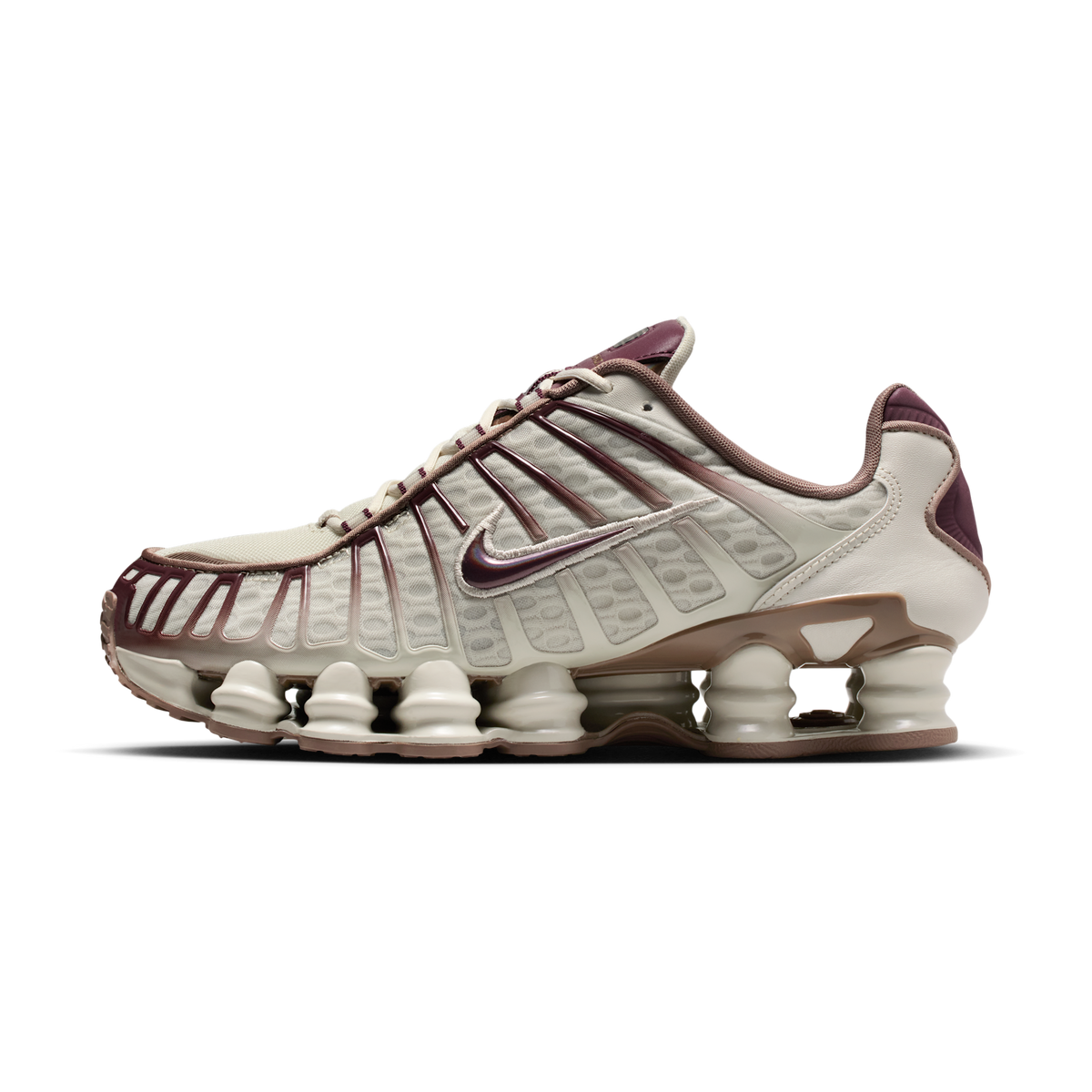 Nike Shox TL Light Bone Burgundy Crush (Women's) | IM6013-072