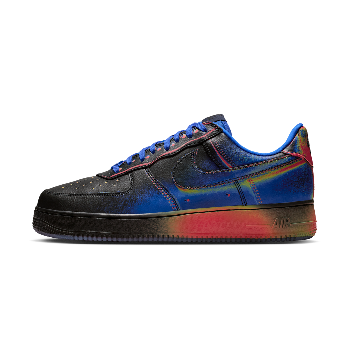 Nike Air Force 1 Low Retro Heat Map Black Racer Blue