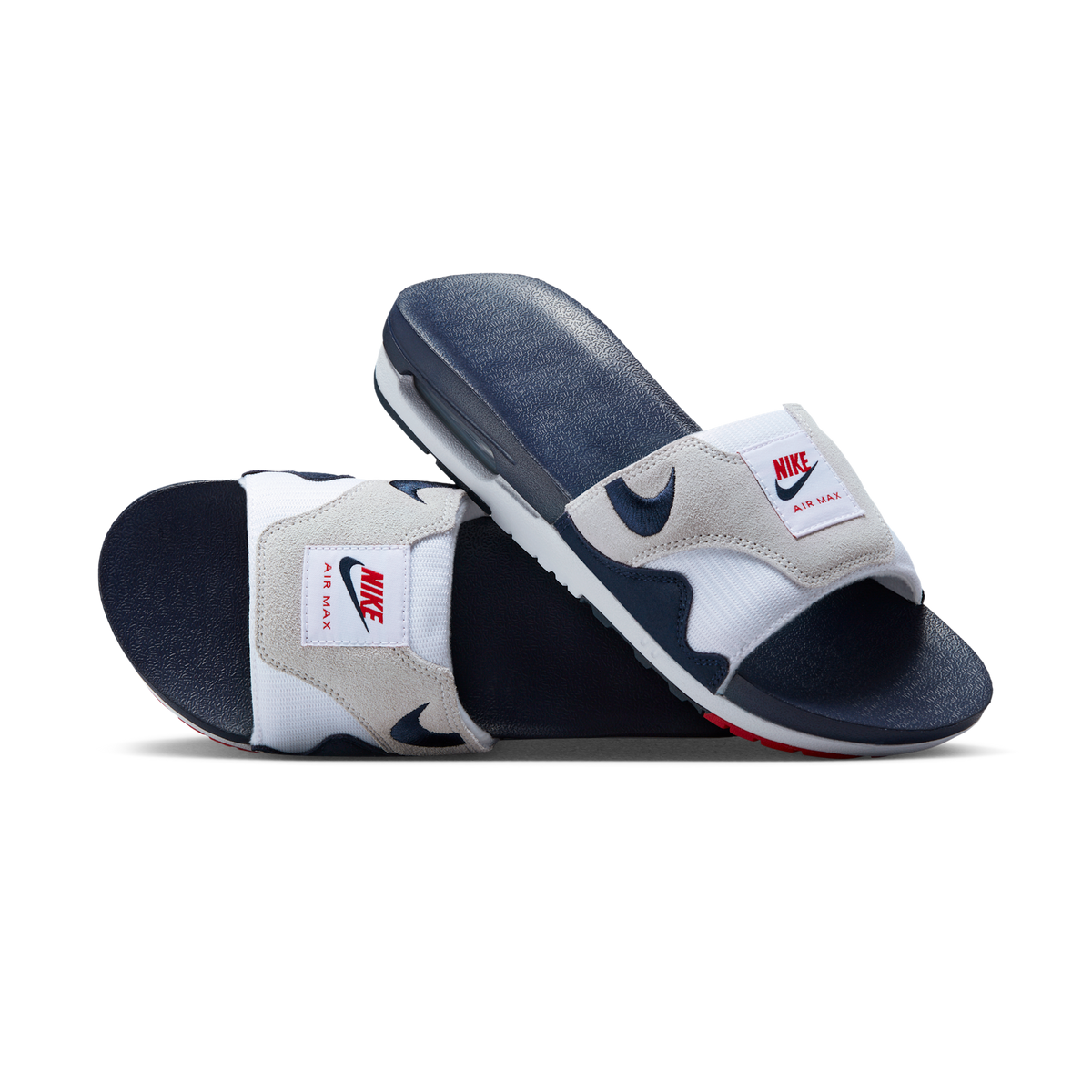 Nike Air Max 1 Slide Obsidian University Red