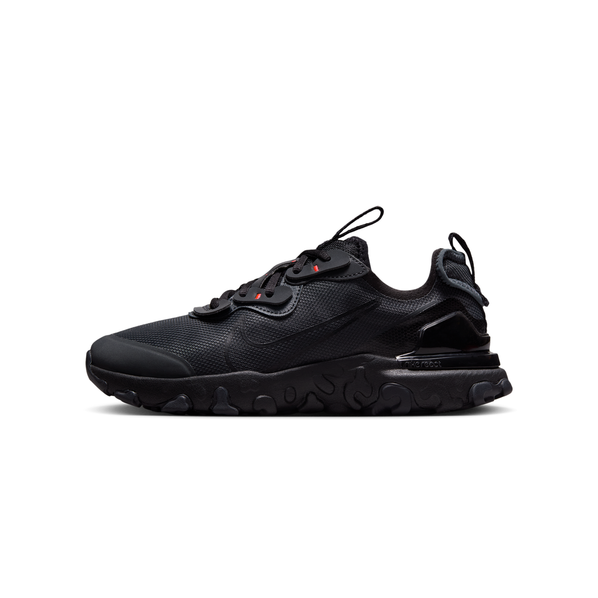Nike React Vision Black Bright Crimson (GS)