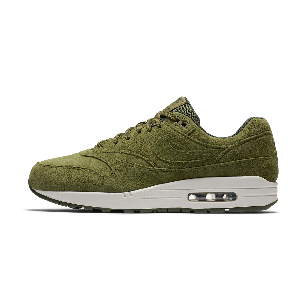 Nike Air Max 1 Olive Canvas Suede